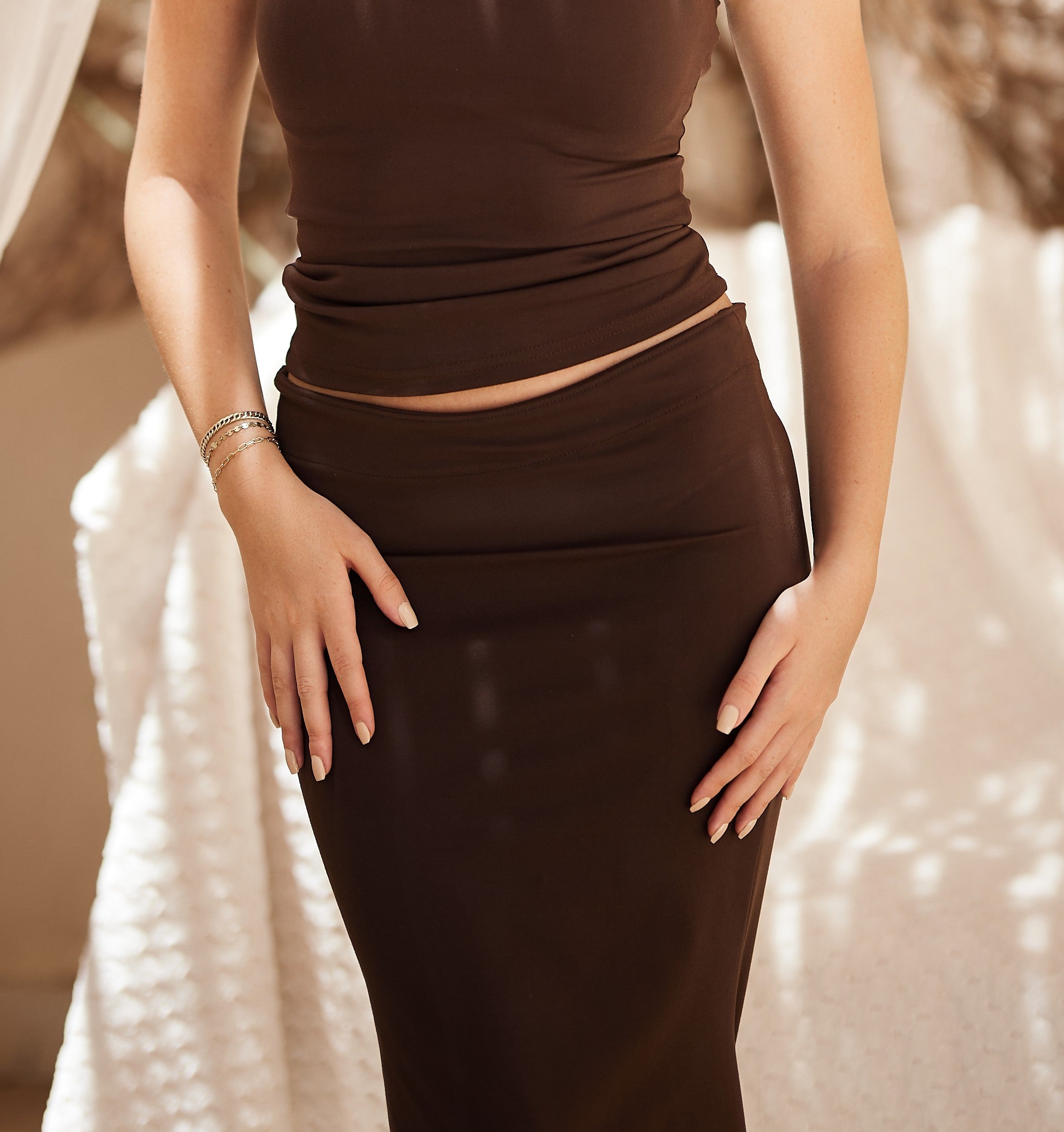 Siena Mocha Skirt