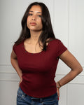 Daphne Scarlet Top