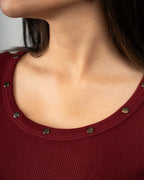 Daphne Scarlet Top